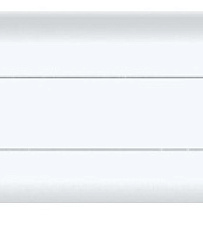 Плинтус Чайка с мяг.краем Белый 58мм (ТР 060)