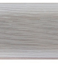 Плинтус Чайка с мяг. краем Дуб снежный 58мм (ТР58 100)