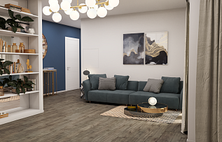 Плитка ПВХ WONDERFUL VINYL FLOOR  DB118-80L Питтсбург (914.4*152.4*2.0) 3.345м2/упк, 24 шт./упк